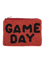 moyna beaded game day pouch bulldog