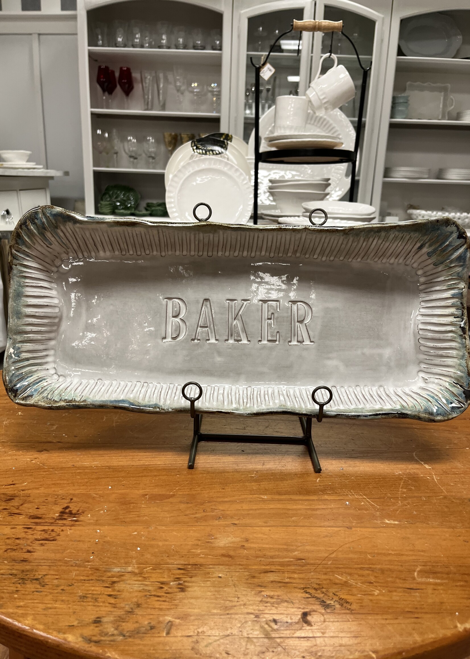 dixie pottery Bread Tray Rectangle Custom