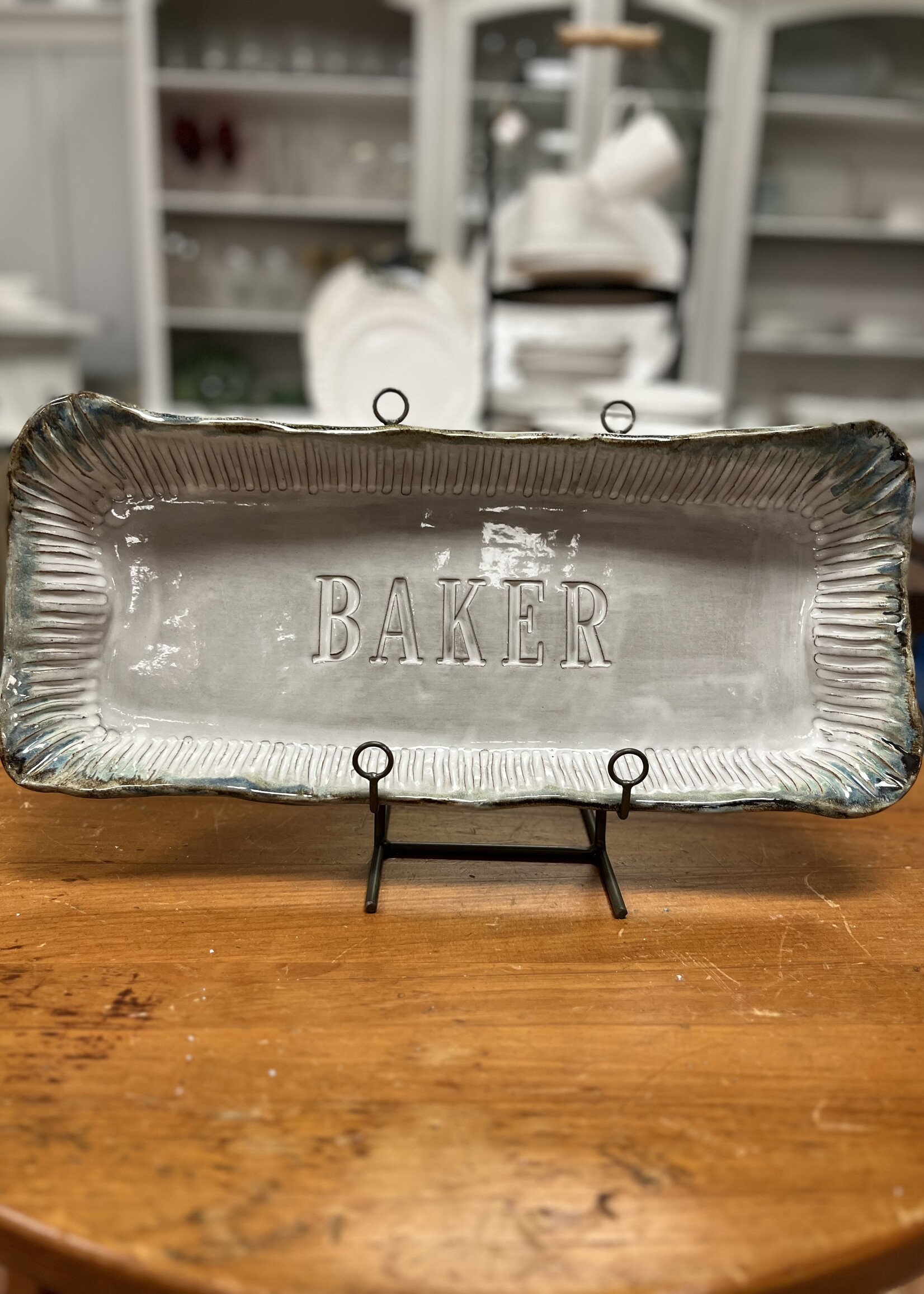 dixie pottery Bread Tray Rectangle Custom