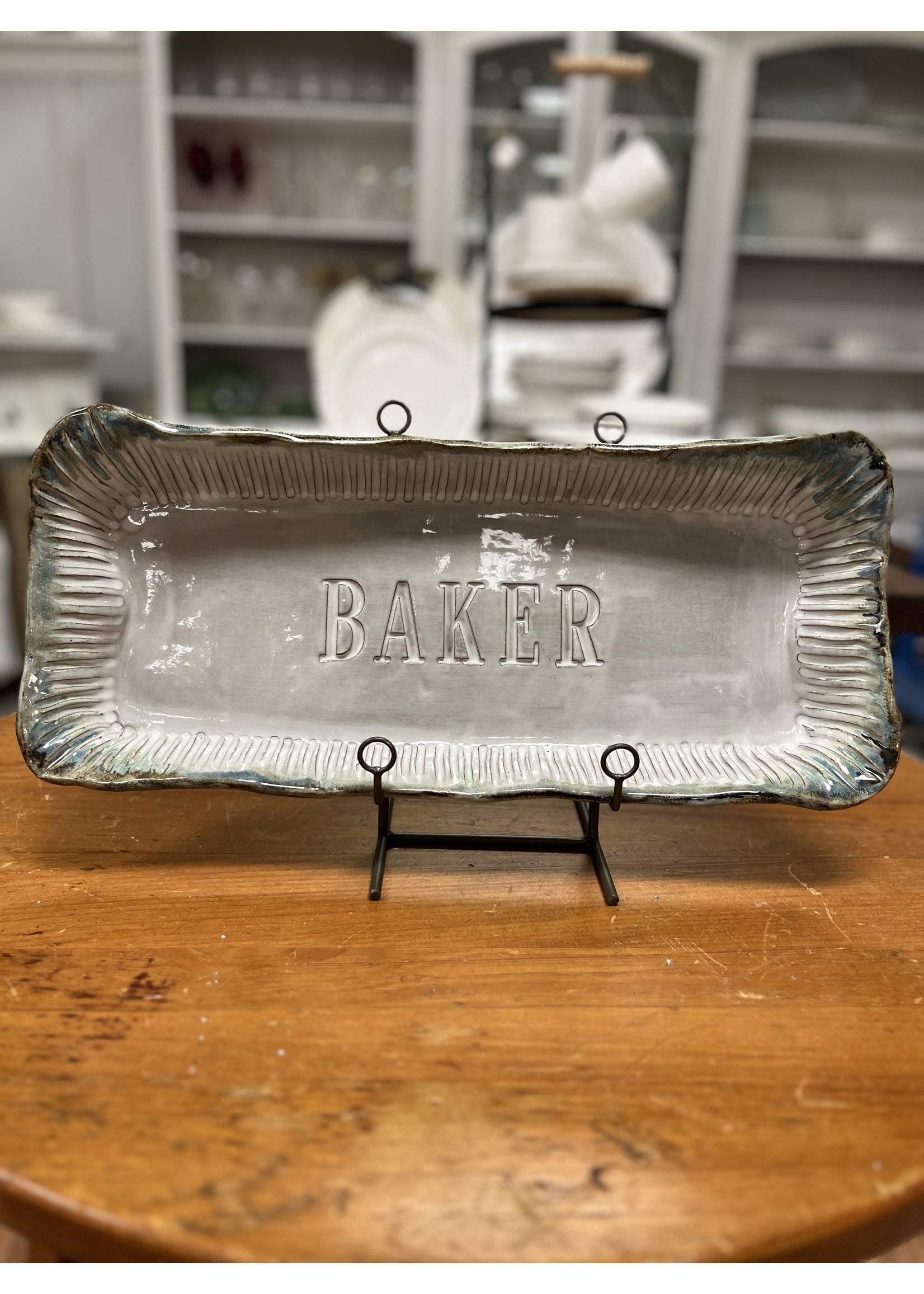 dixie pottery Bread Tray Rectangle Custom