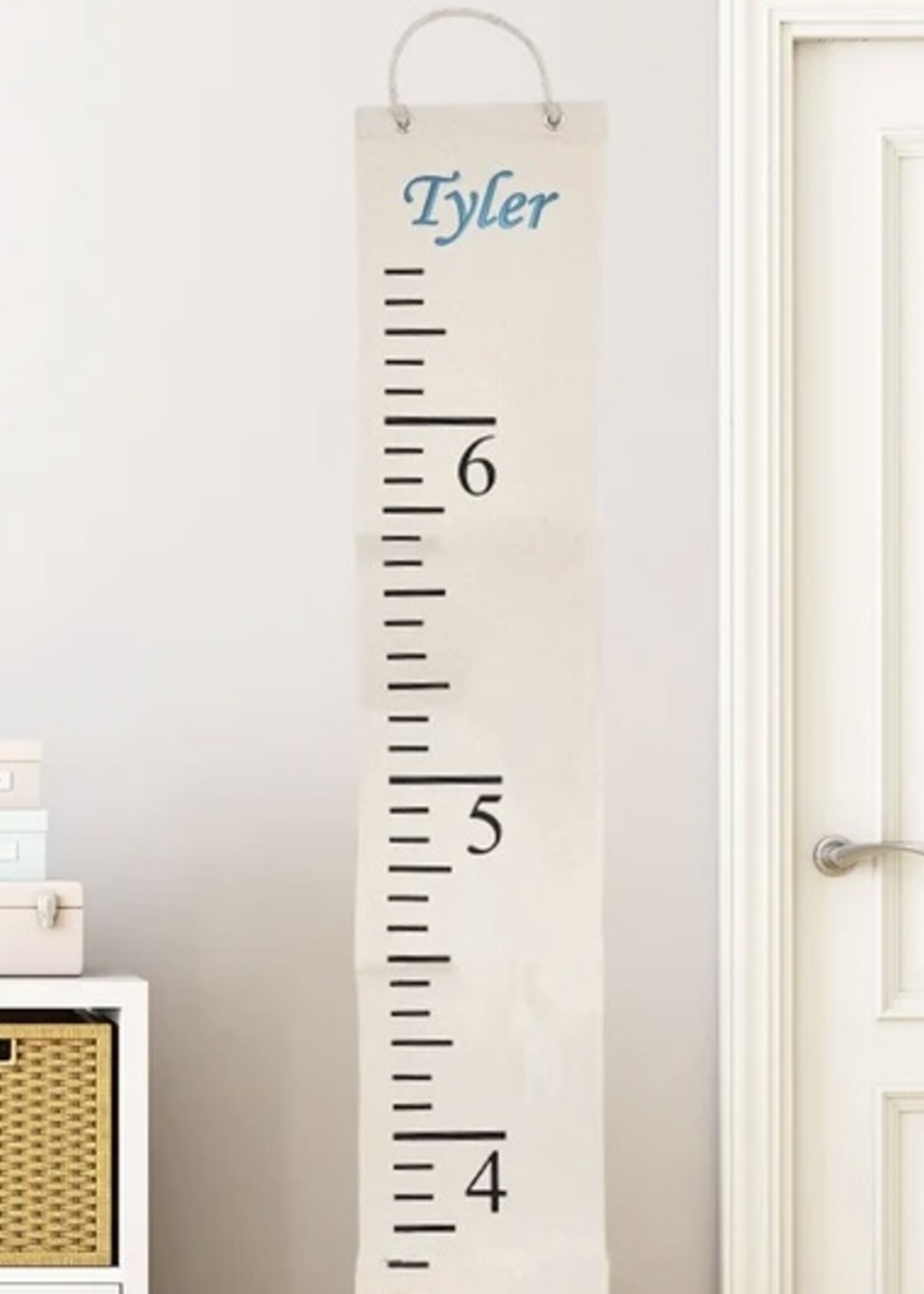 CB Station Personalized Canvas Growth Chart