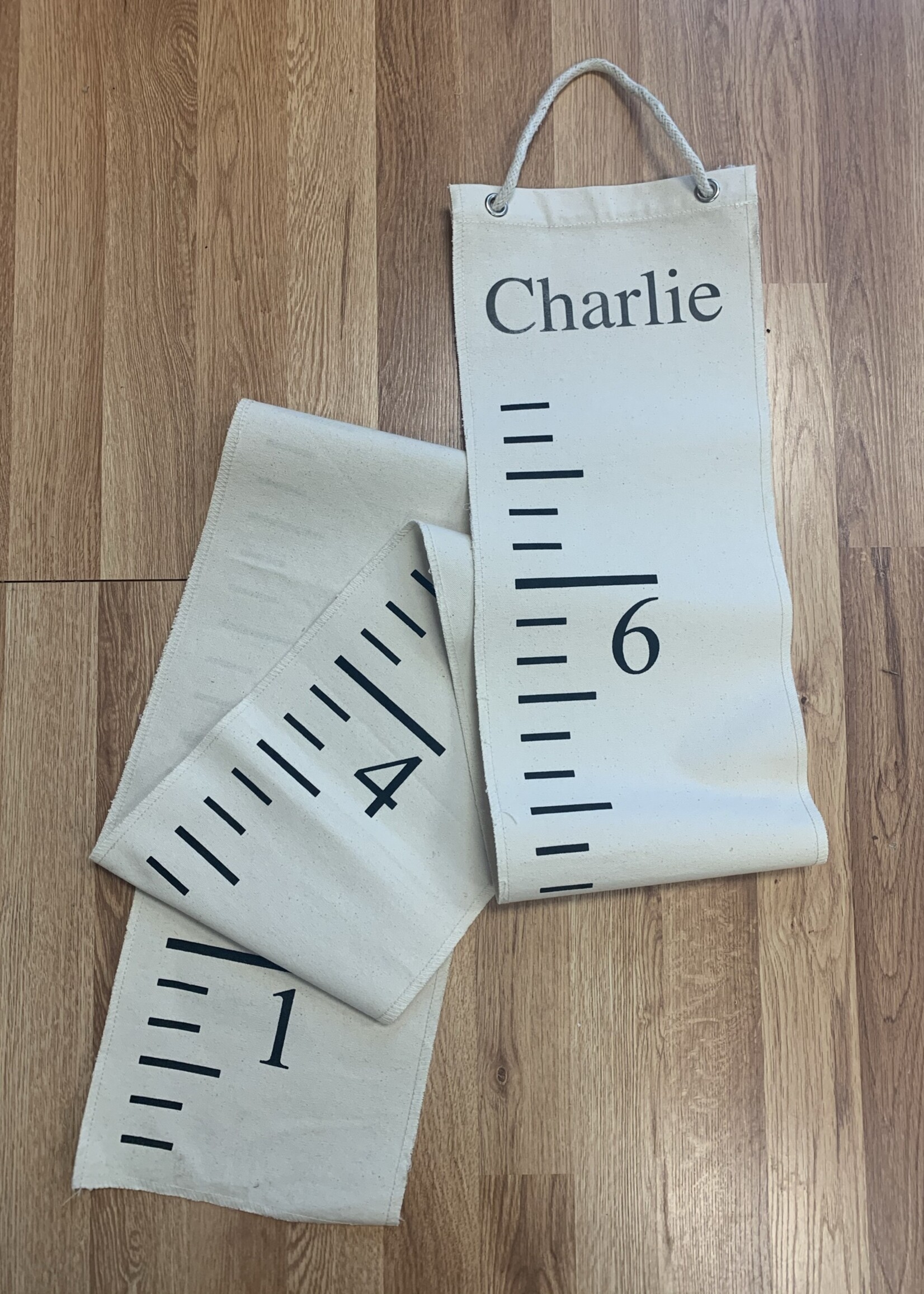 CB Station Personalized Canvas Growth Chart