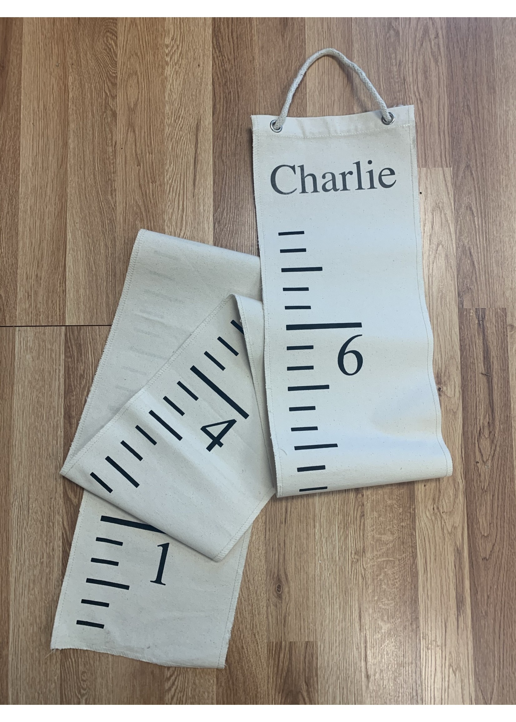 CB Station Personalized Canvas Growth Chart