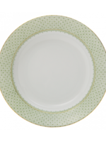 Mottahedeh Mottahedeh Apple Green Lace Rim Soup Plate