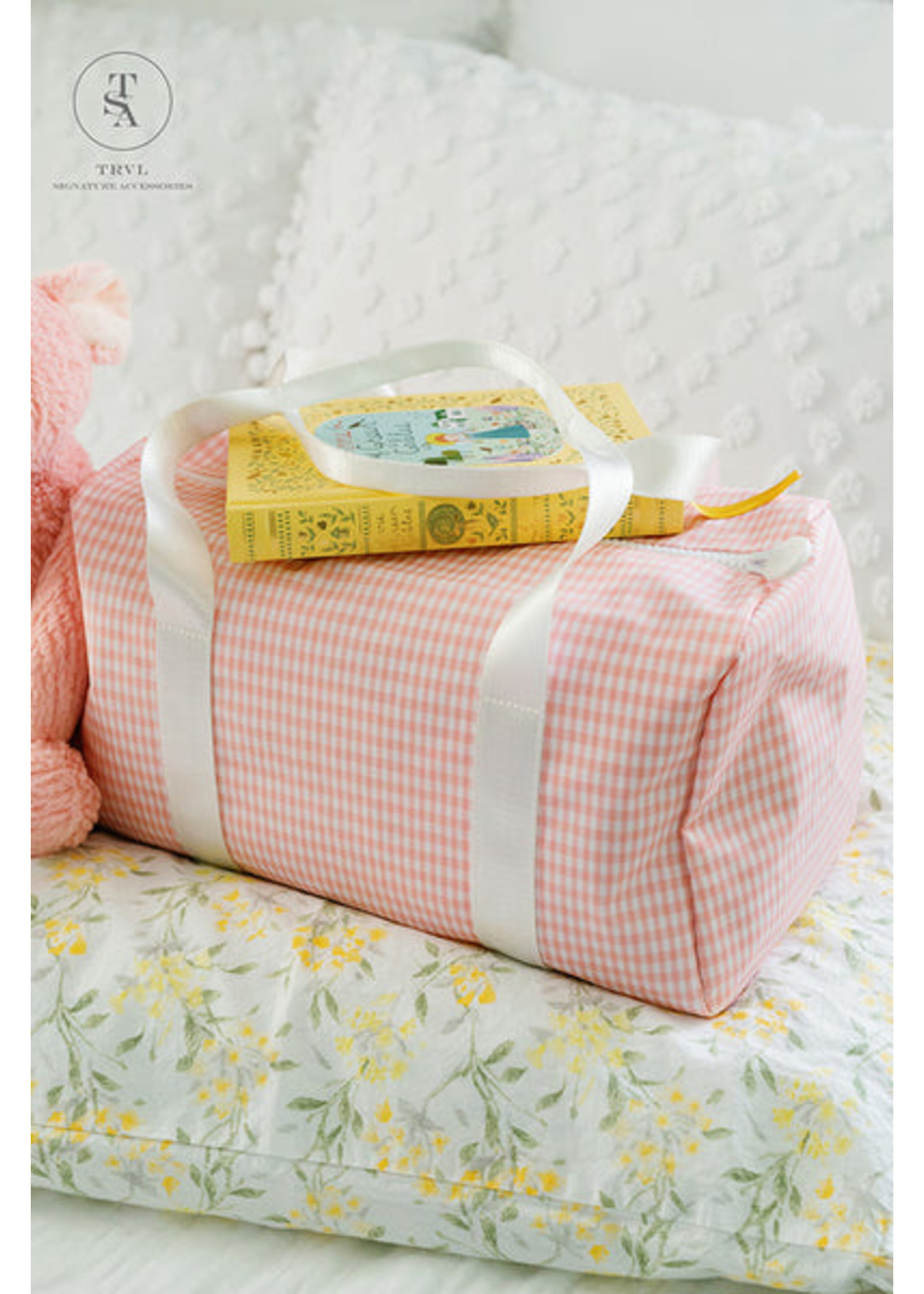 TRVL DESIGN Mini Packer - Gingham Pink