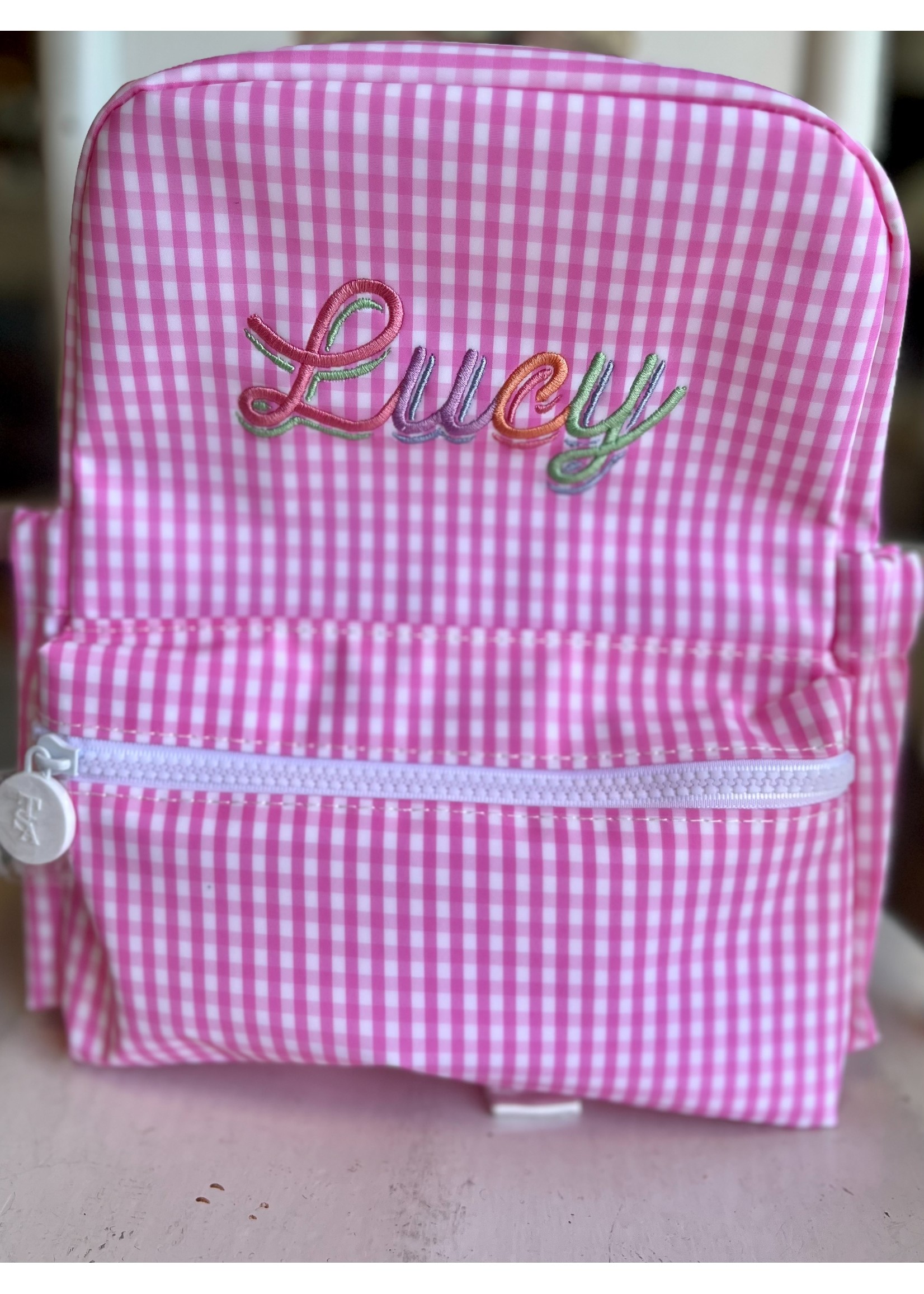 TRVL DESIGN Mini Backer - Gingham Pink