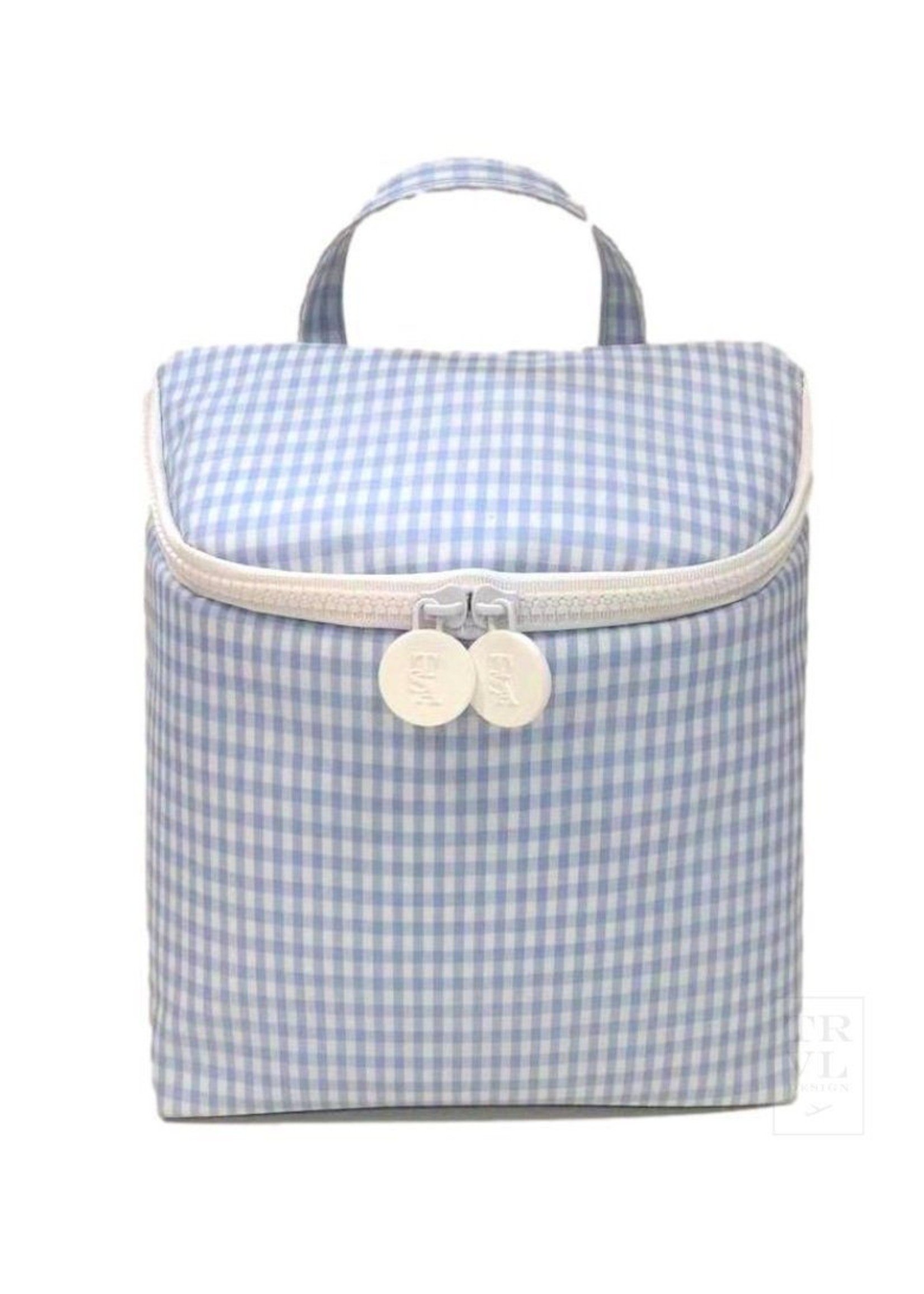 Take Away Insulated Bag - Gingham Mist - ElleB gifts