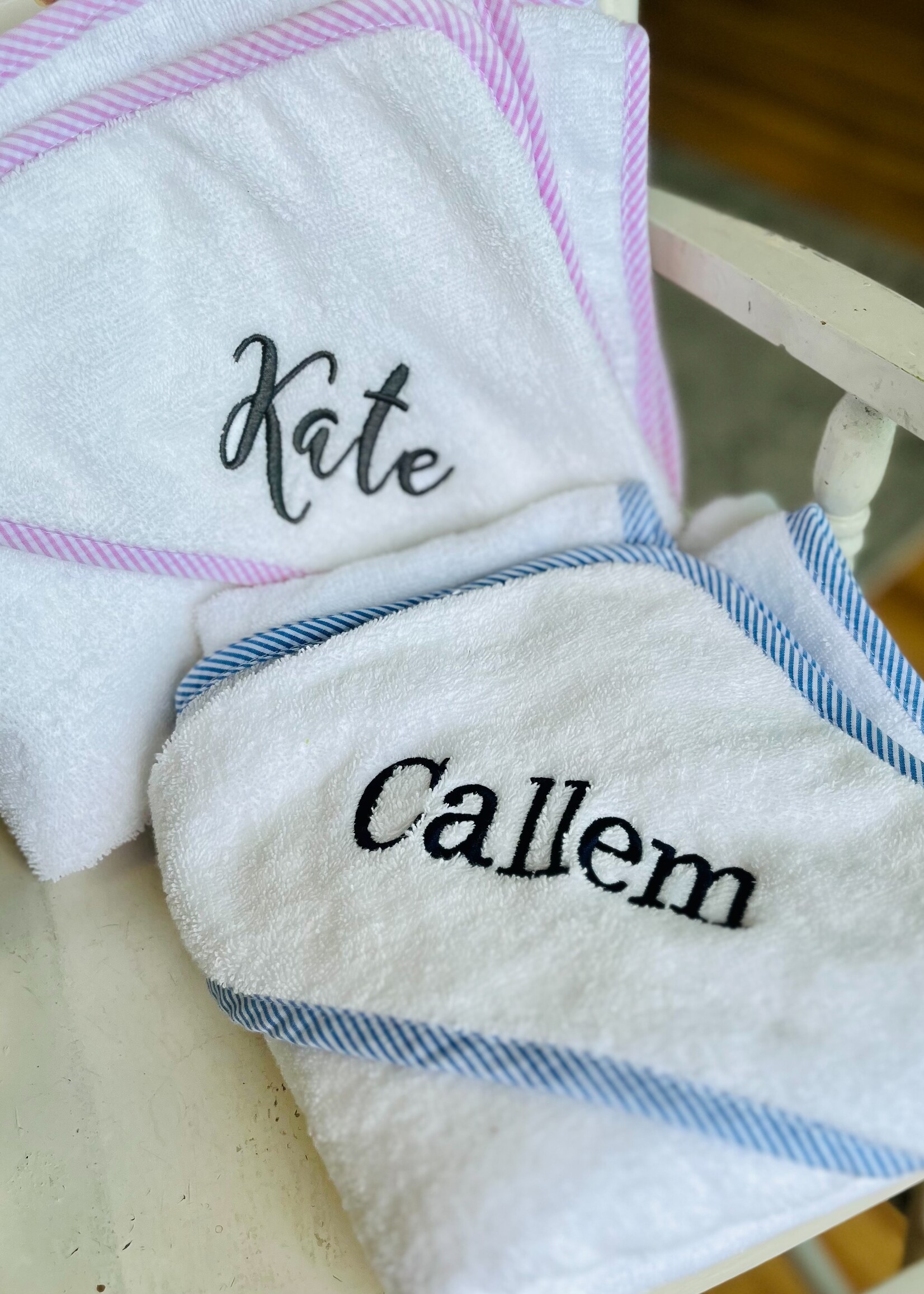 Terry Town Signature Hooded Towel - Pink