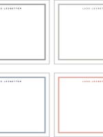 printswell Pinstripe Flat Note Set of 50
