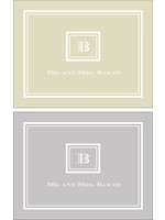 printswell Gray Folded Note Set of 50