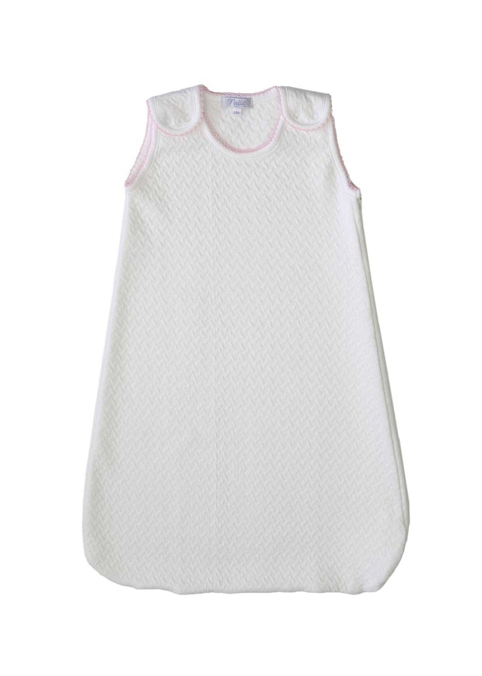 Nellapima Quilted Baby Sack Pink Trim