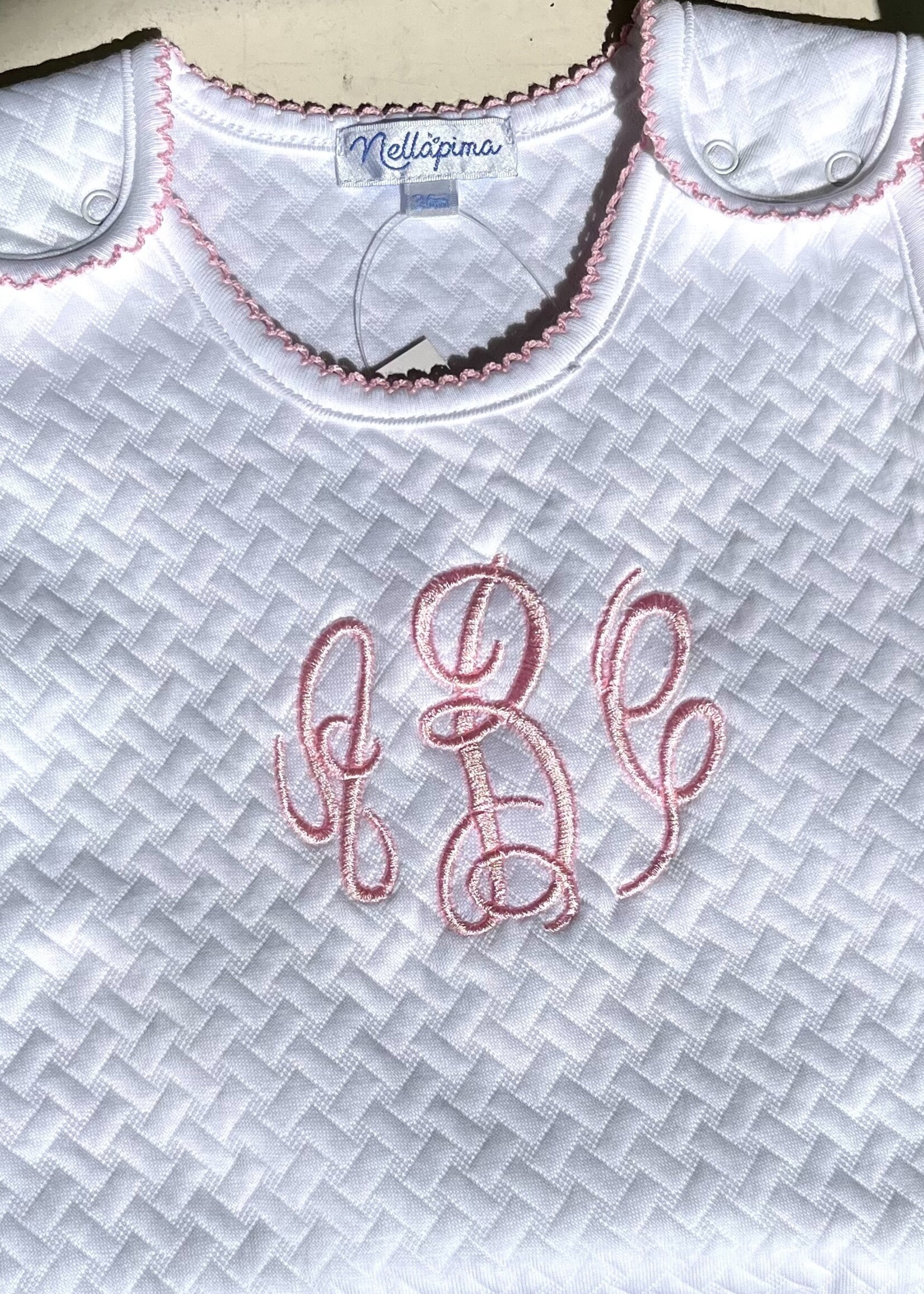 Nellapima Quilted Baby Sack Pink Trim