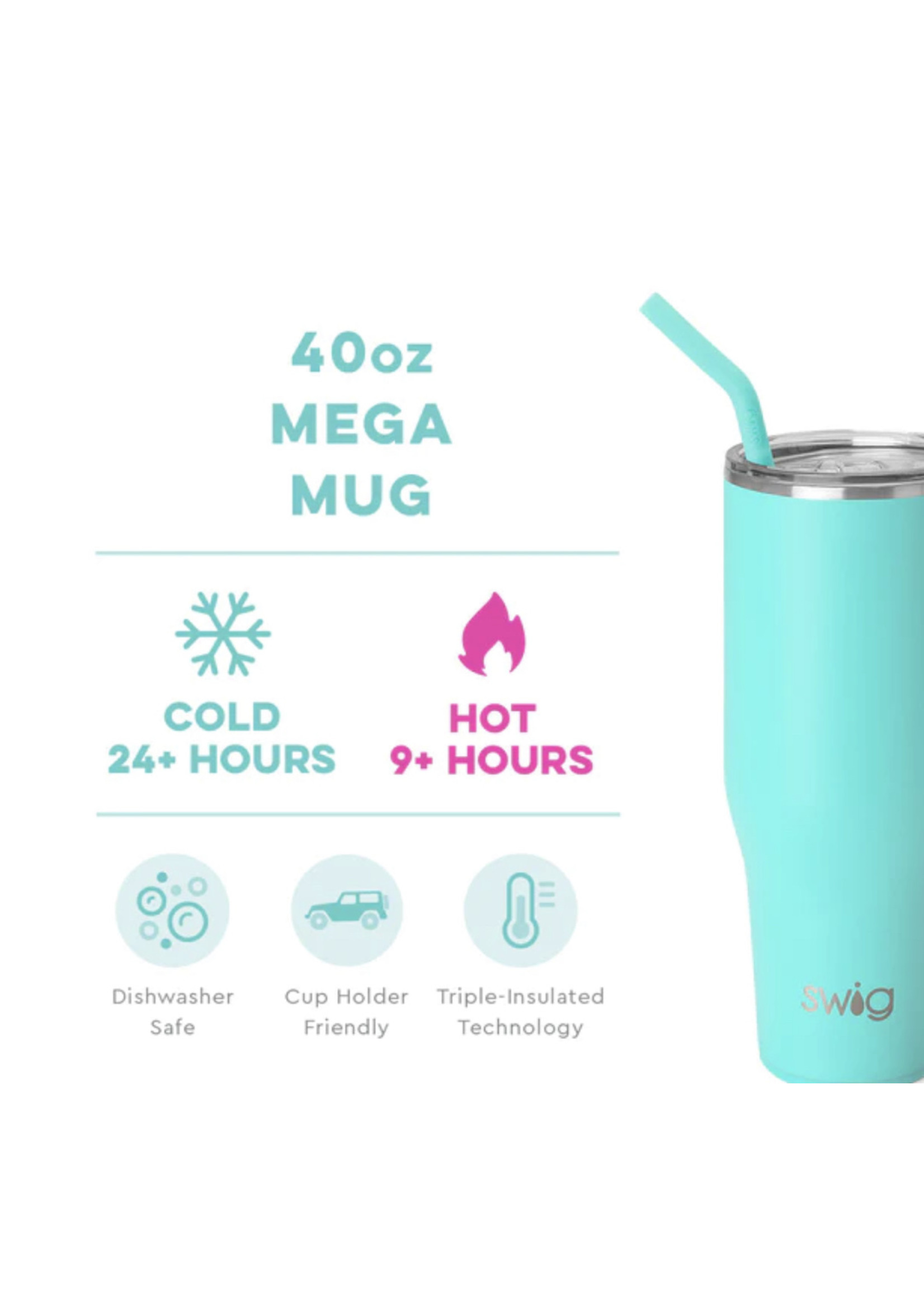 swig Swig Aqua Mega Mug 40 oz