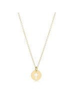 enewton 16" Necklace Gold - Blessed Small Gold Disc