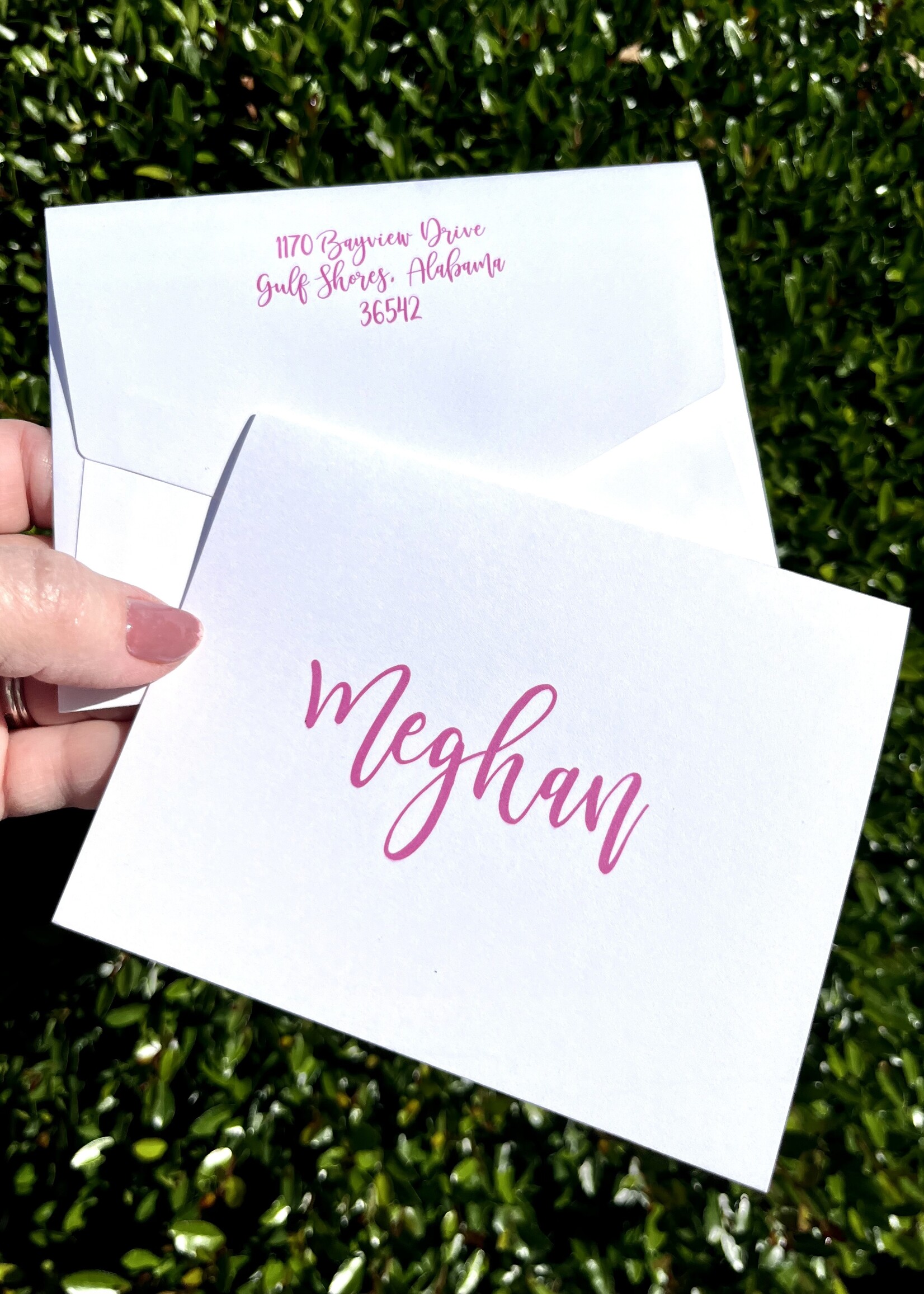 Embossed Graphics Radiant Folded Notecard ( qty 50)