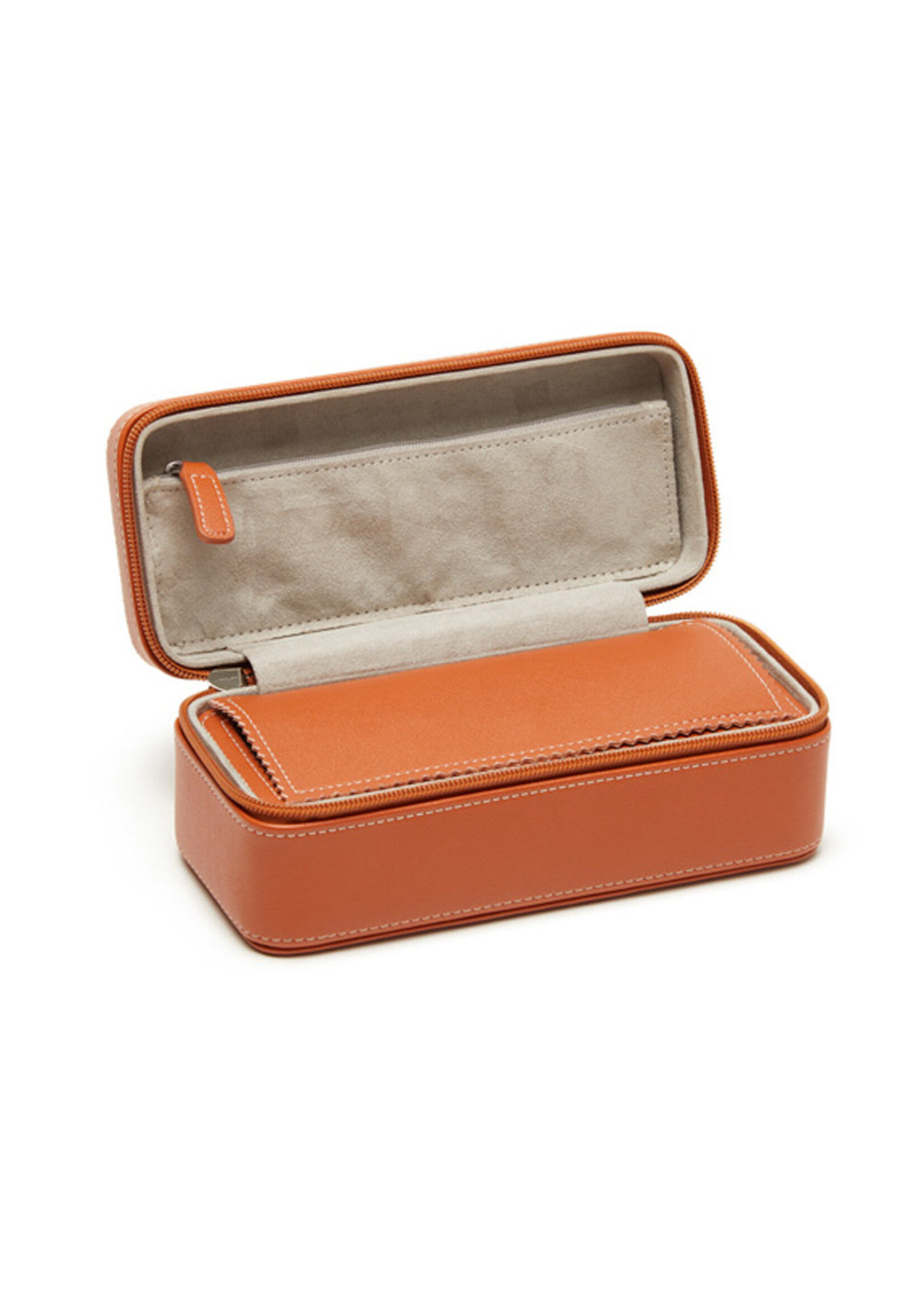 Brouk & Co Riley Dual Watch Travel Case - Brown