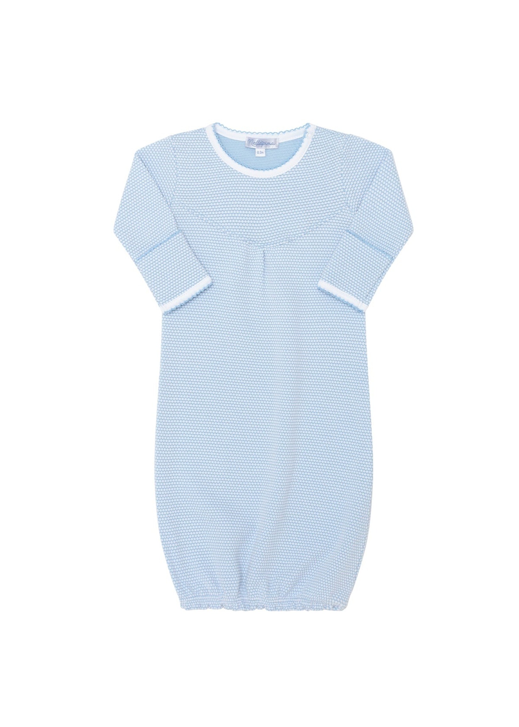 Nellapima Blue Bubble Gown 0-3 months
