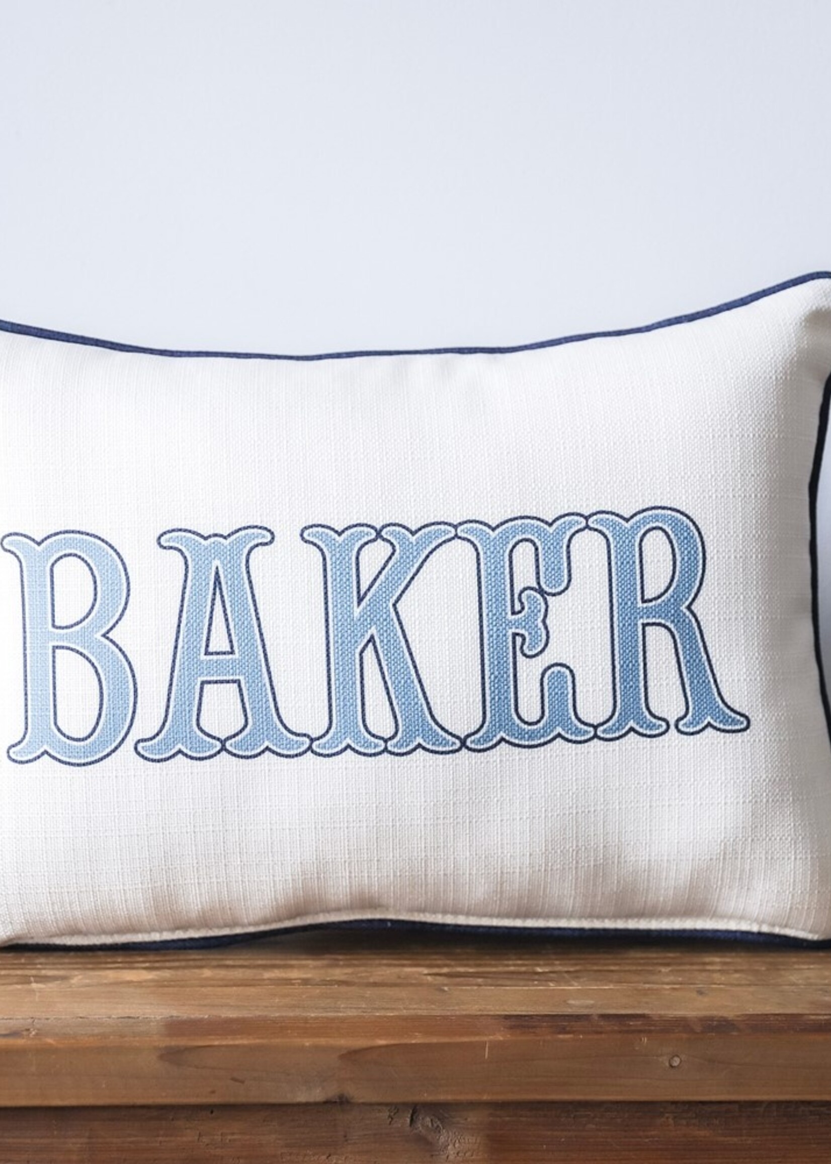 The Little Birdie Signature Traditional Boy Name Pillow   3-4 week turnaround