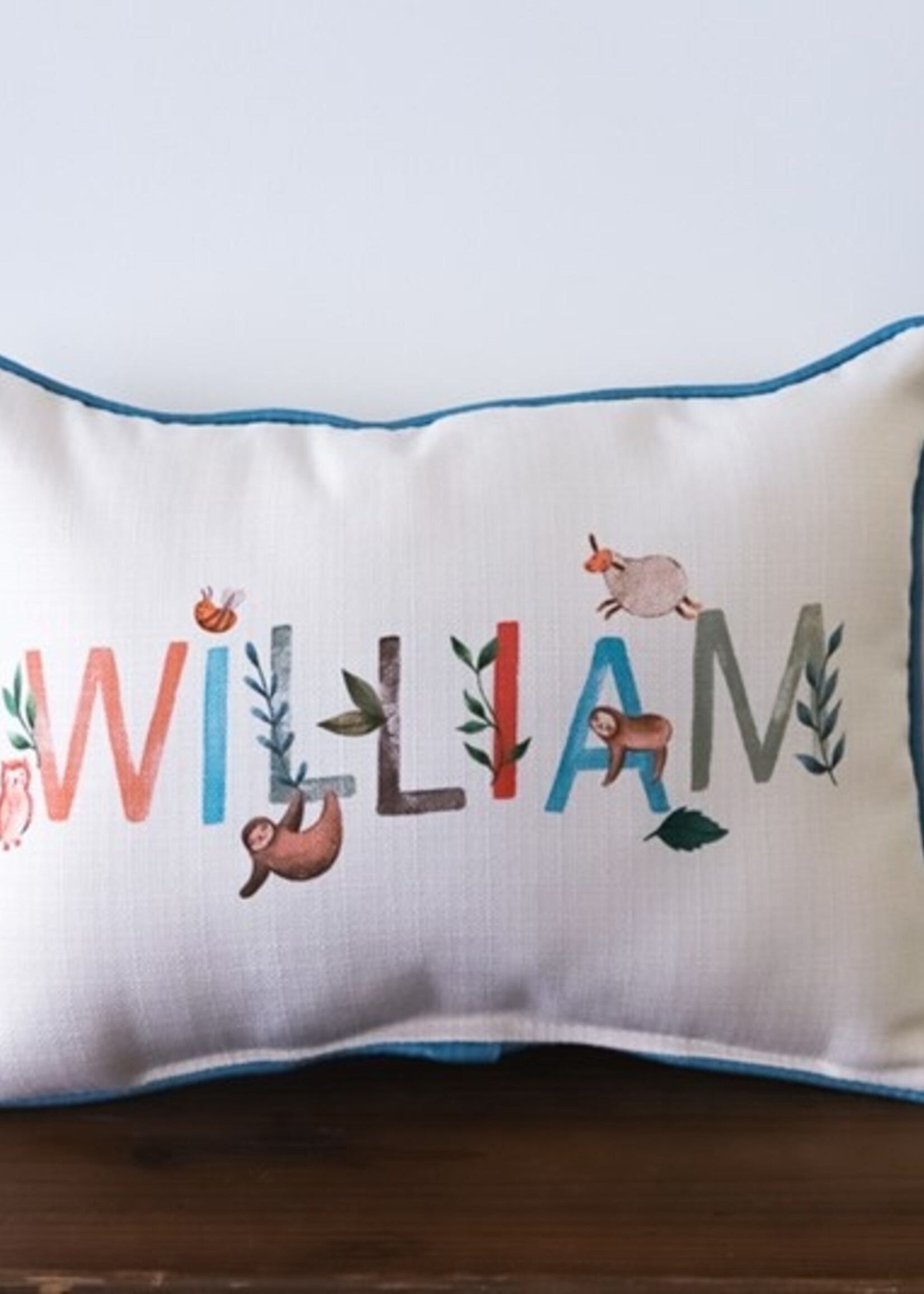 The Little Birdie Woodland Boy Pillow  3-4 week turnaround
