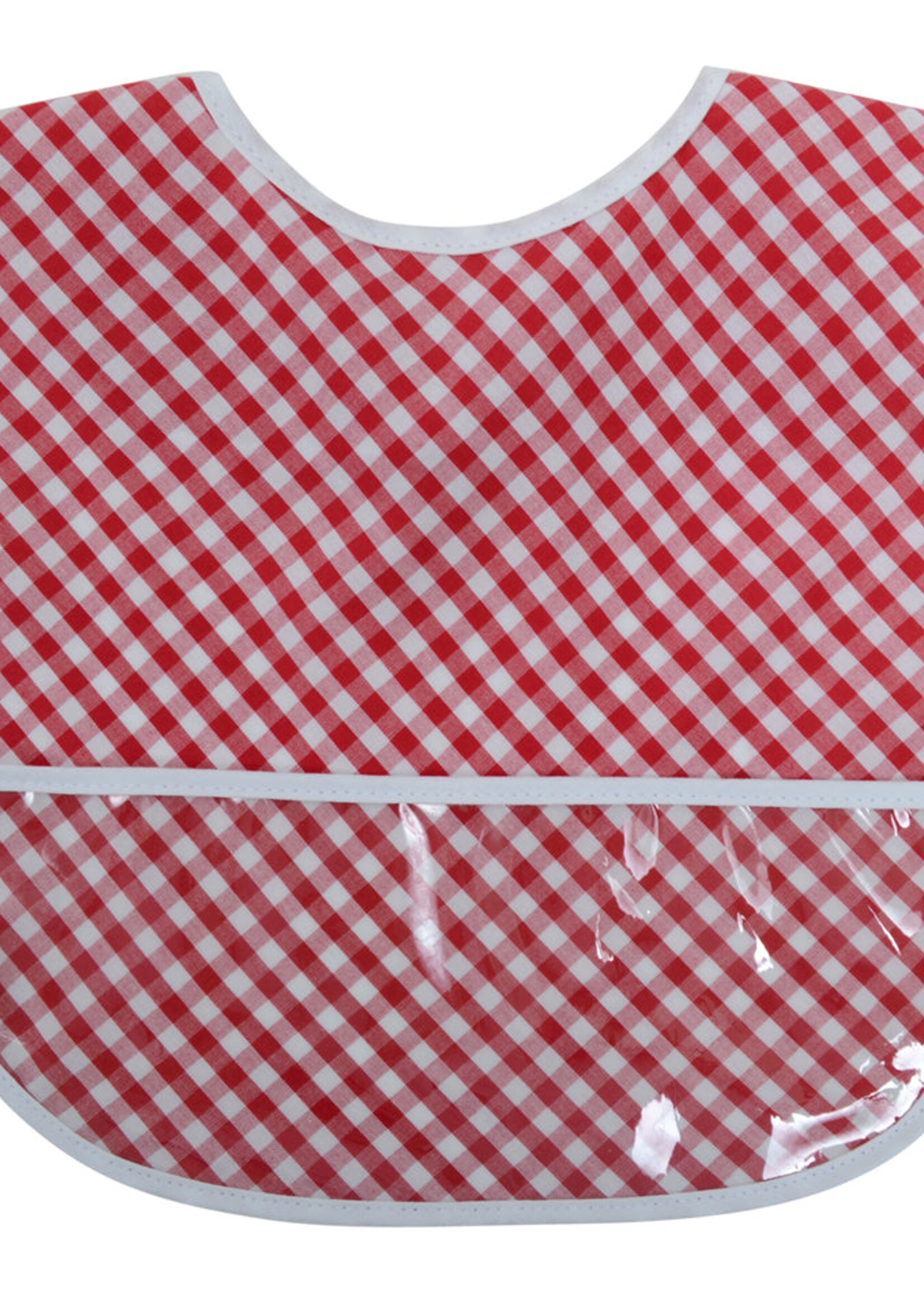 3 Marthas Laminated Bib - Red Check