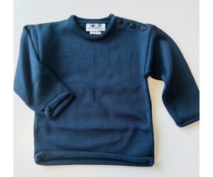 Monogrammed Blue Roll Neck Sweater - ElleB gifts