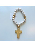 Michelle Allen Designs White Baby Blessing Beads