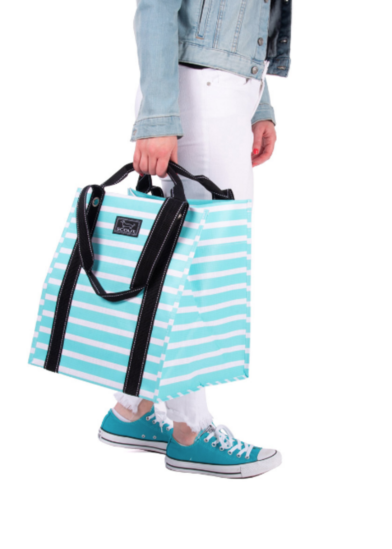 scout by bungalow Scout Bagette Market Tote Montauk Mint