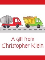 printswell Construction Zone Gift Stickers (set of 24)