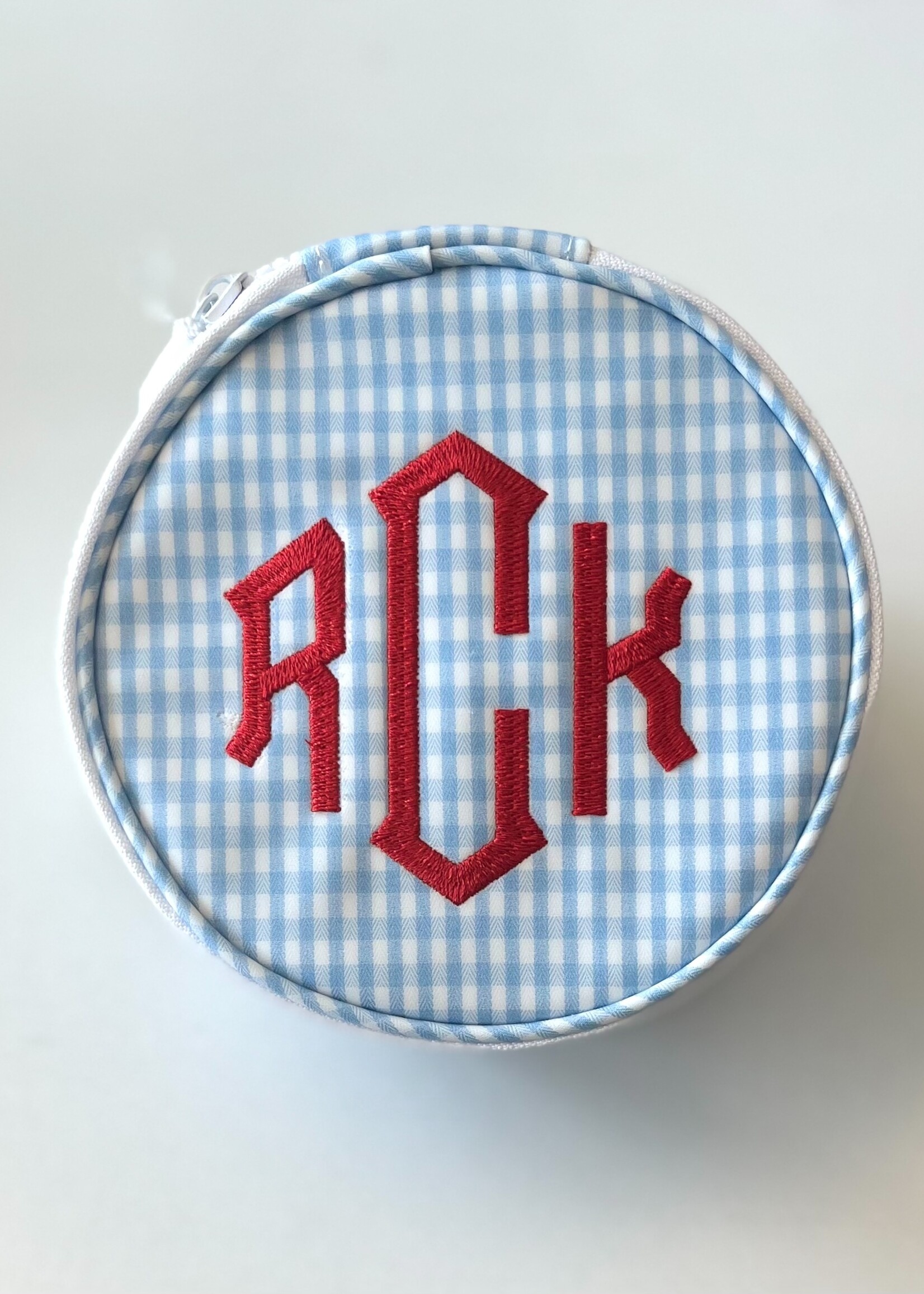 TRVL DESIGN Round Up Jewel Case - Gingham Mist