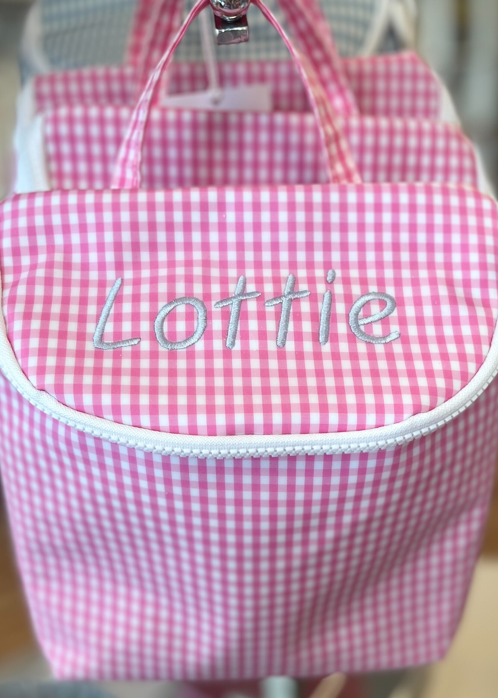 TRVL DESIGN Take Away Insulated Bag - Gingham Pink