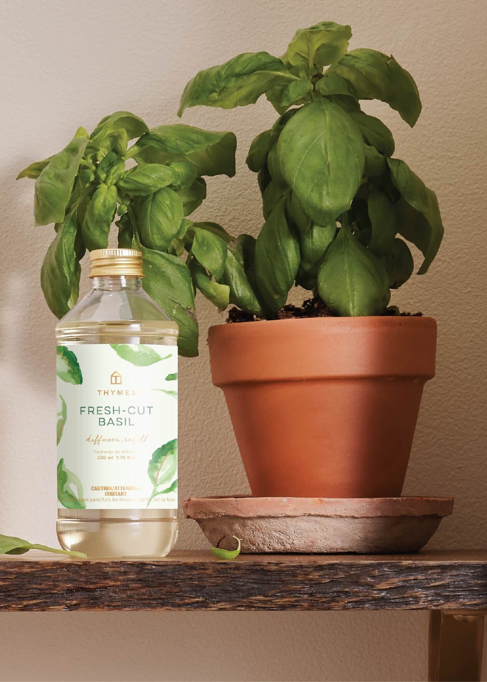 Thymes Fresh Cut Basil Diffuser Refill