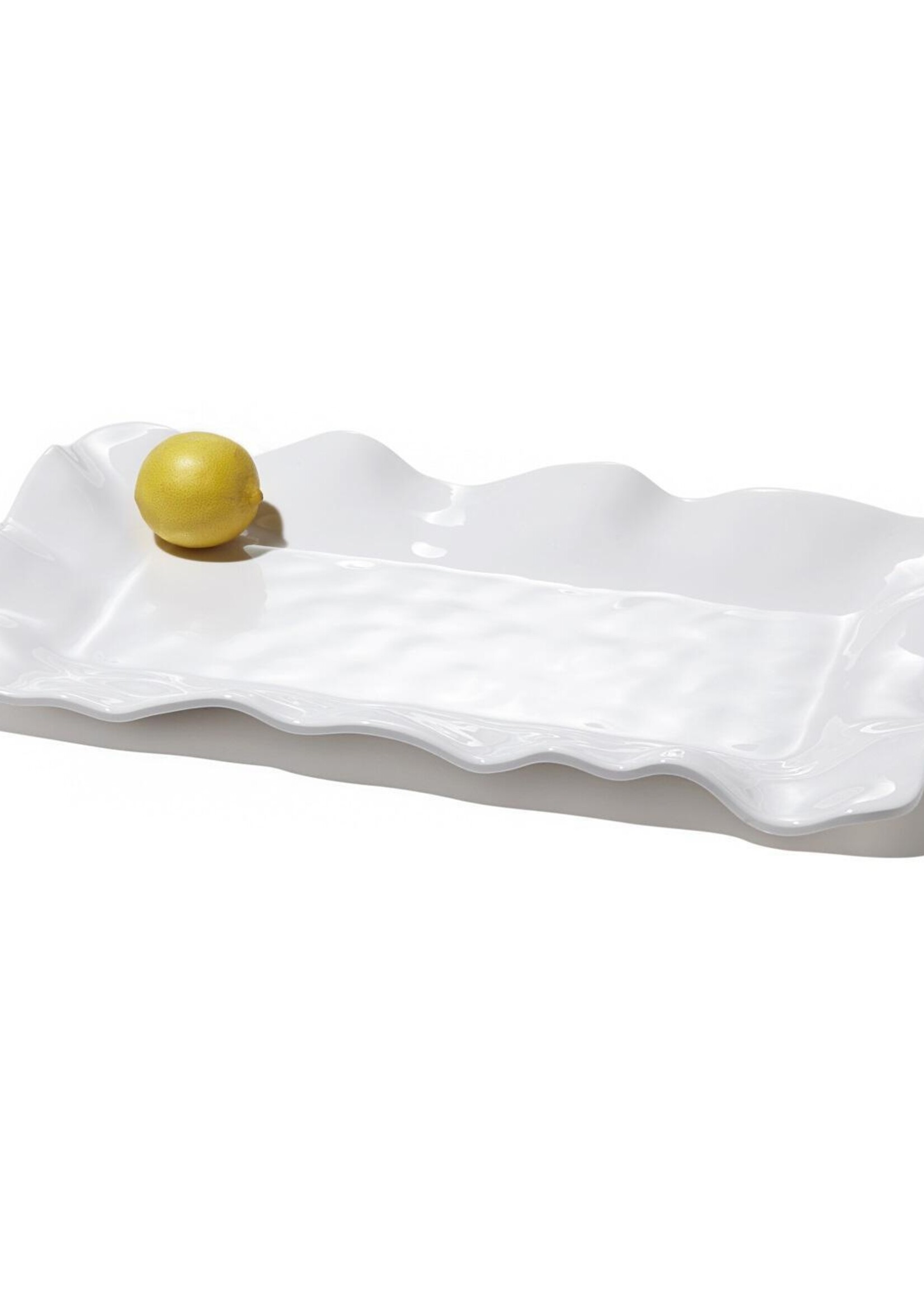 beatriz ball VIDA Havana White Long Rectangular Platter