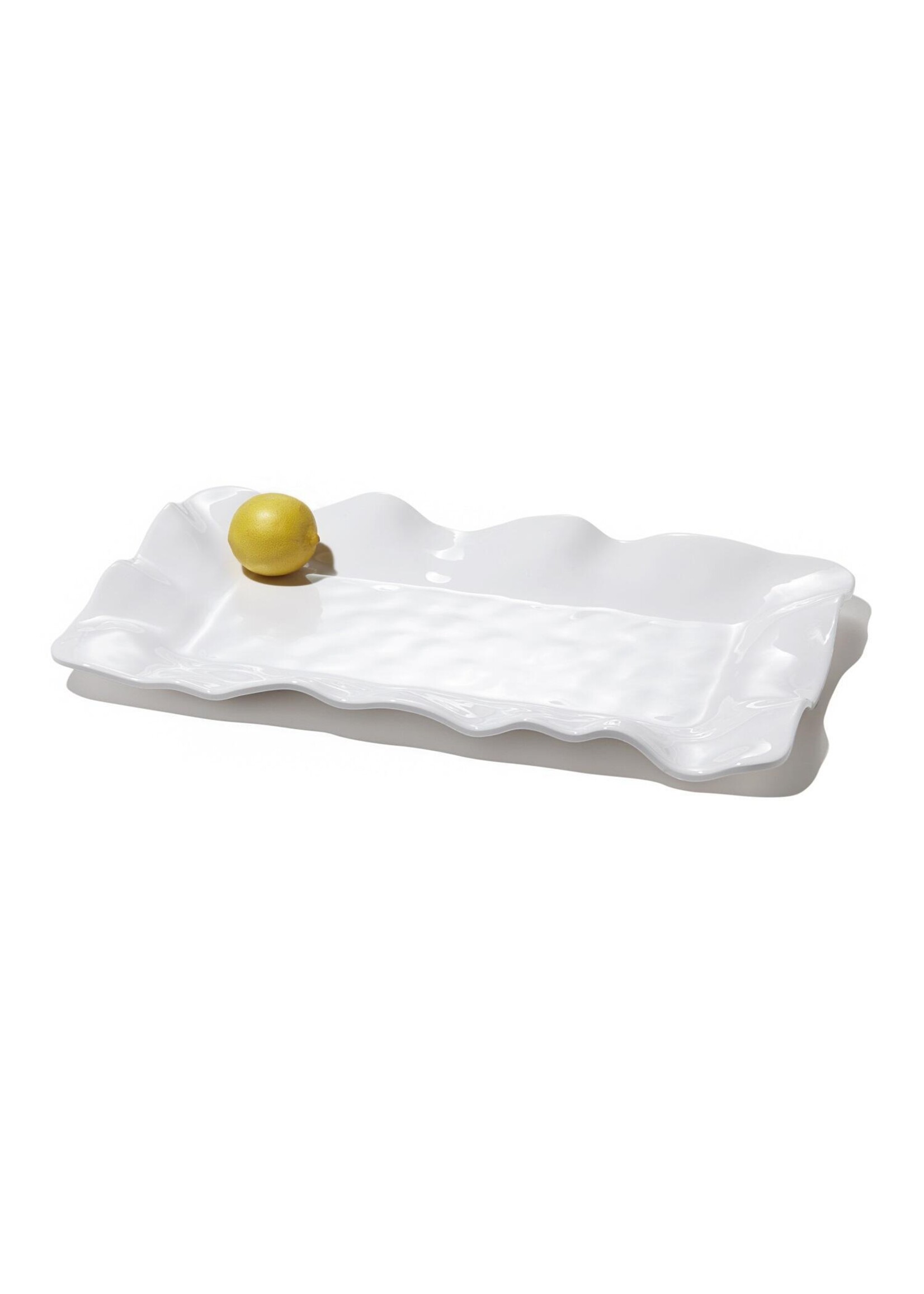beatriz ball VIDA Havana White Long Rectangular Platter