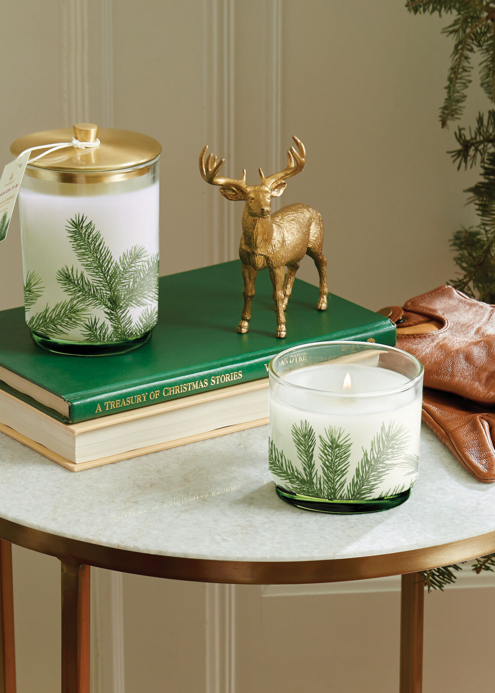 Thymes Frasier Fir Small Pine Needle Luminary