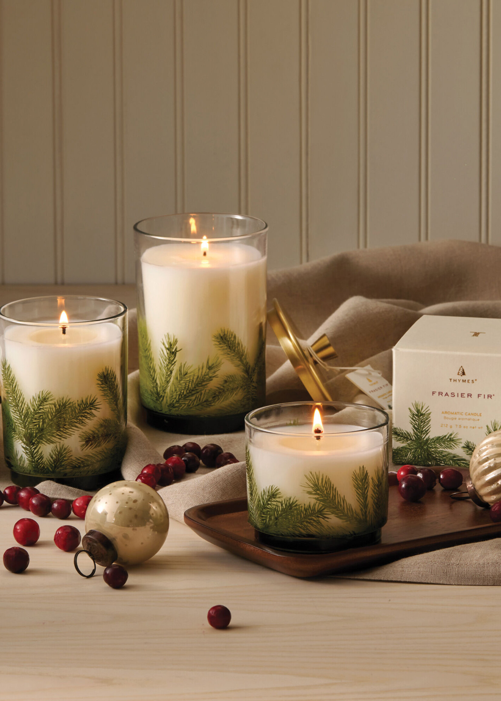 Thymes Frasier Fir Small Pine Needle Luminary