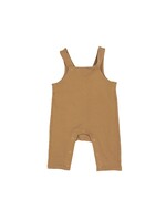 Angel Dear Pale Gold French Terry Overalls