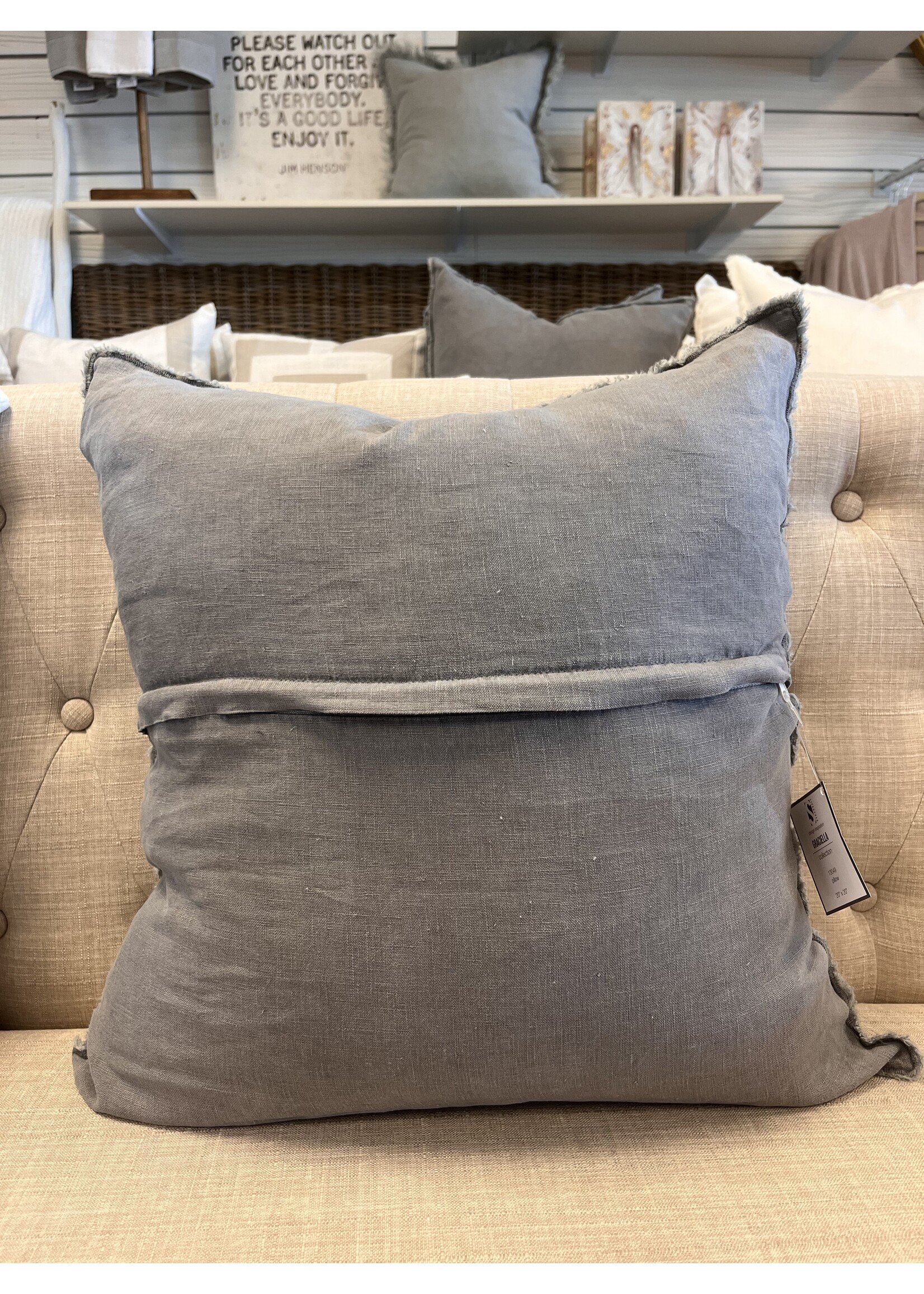 Kelly Pewter Accent Pillow