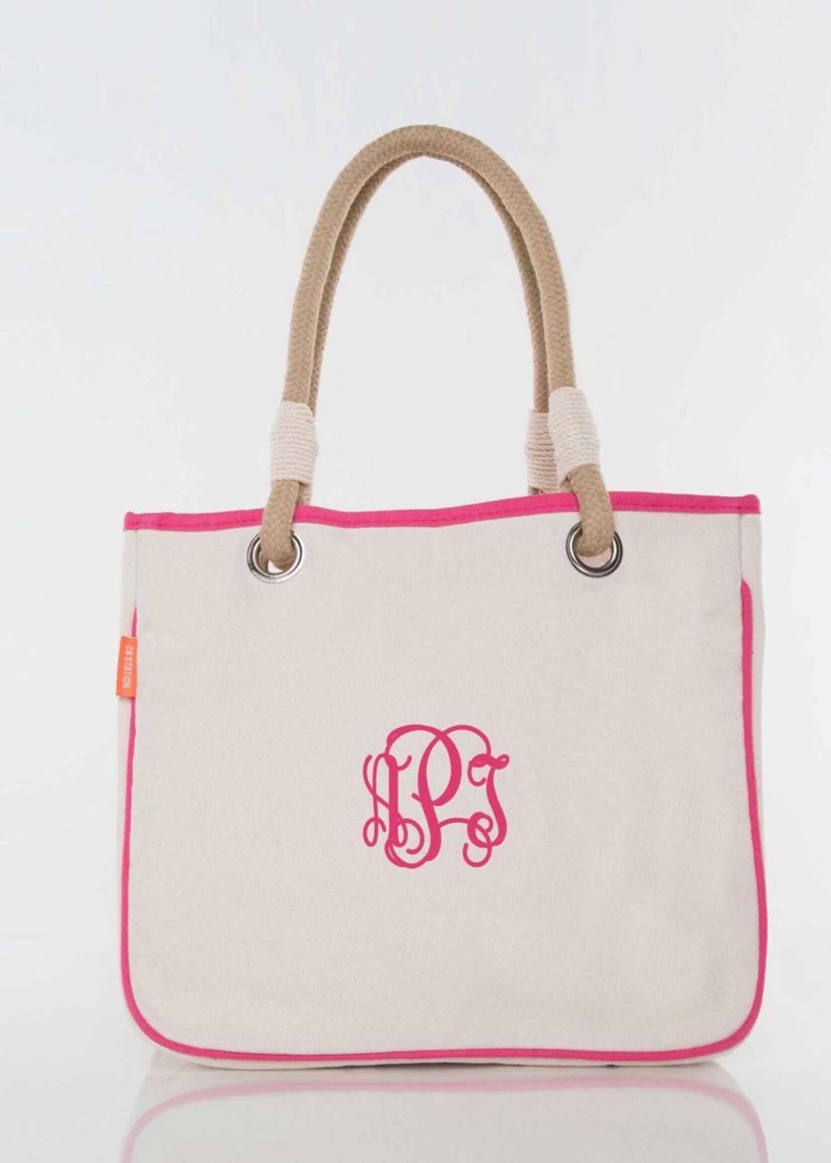 CB Station Rope Tote       Available in 5 Trim Colors