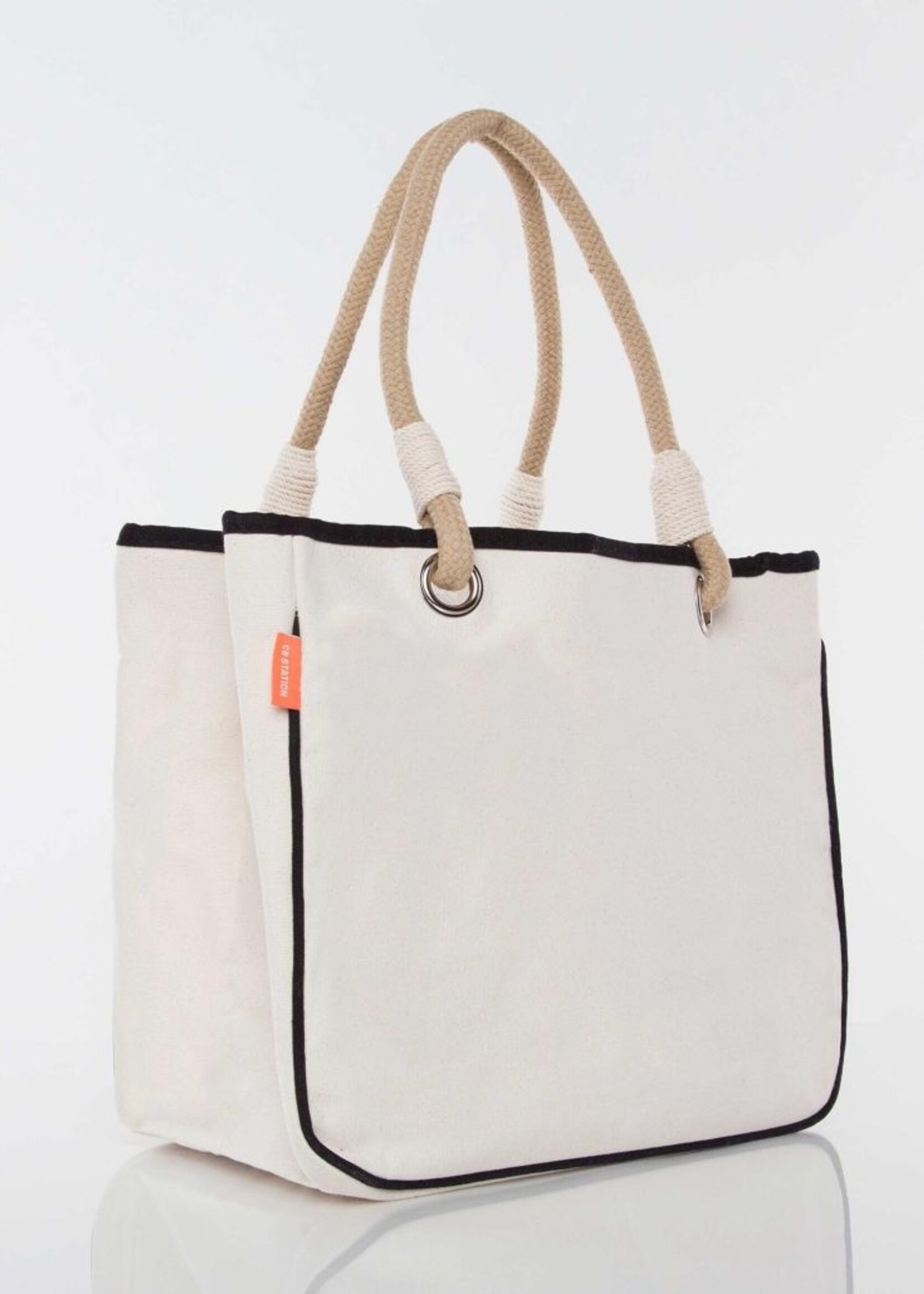 CB Station Rope Tote       Available in 5 Trim Colors