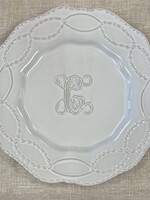 Skyros Skyros Designs Legado Initial Salad Plate - Set of 2 "C"