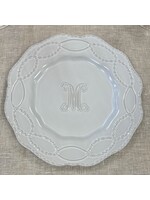 Skyros Skyros Designs Legado Initial Salad Plate - Set of 2 "M"