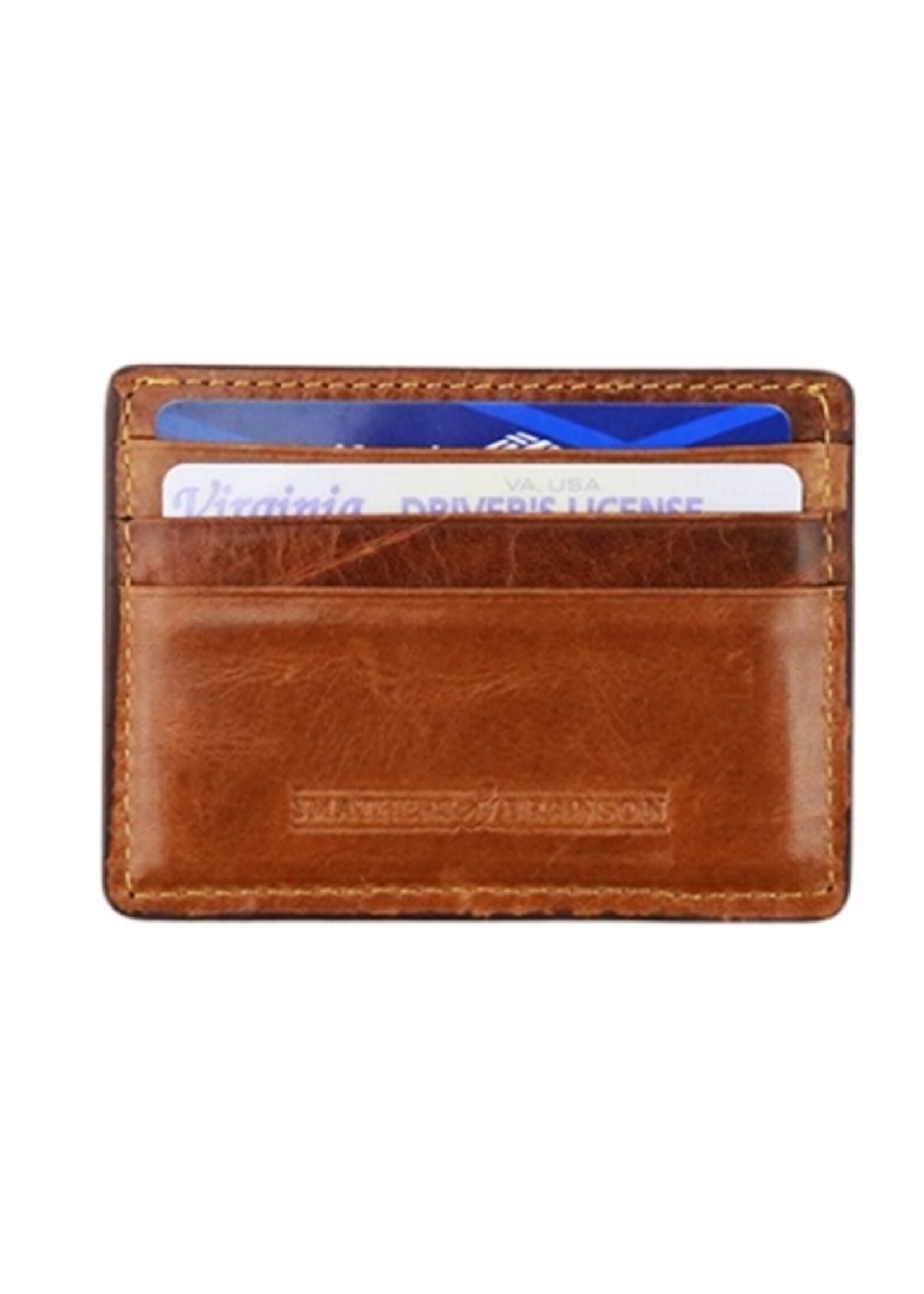 Smathers & Branson Georgia Red Needlepoint Card Wallet