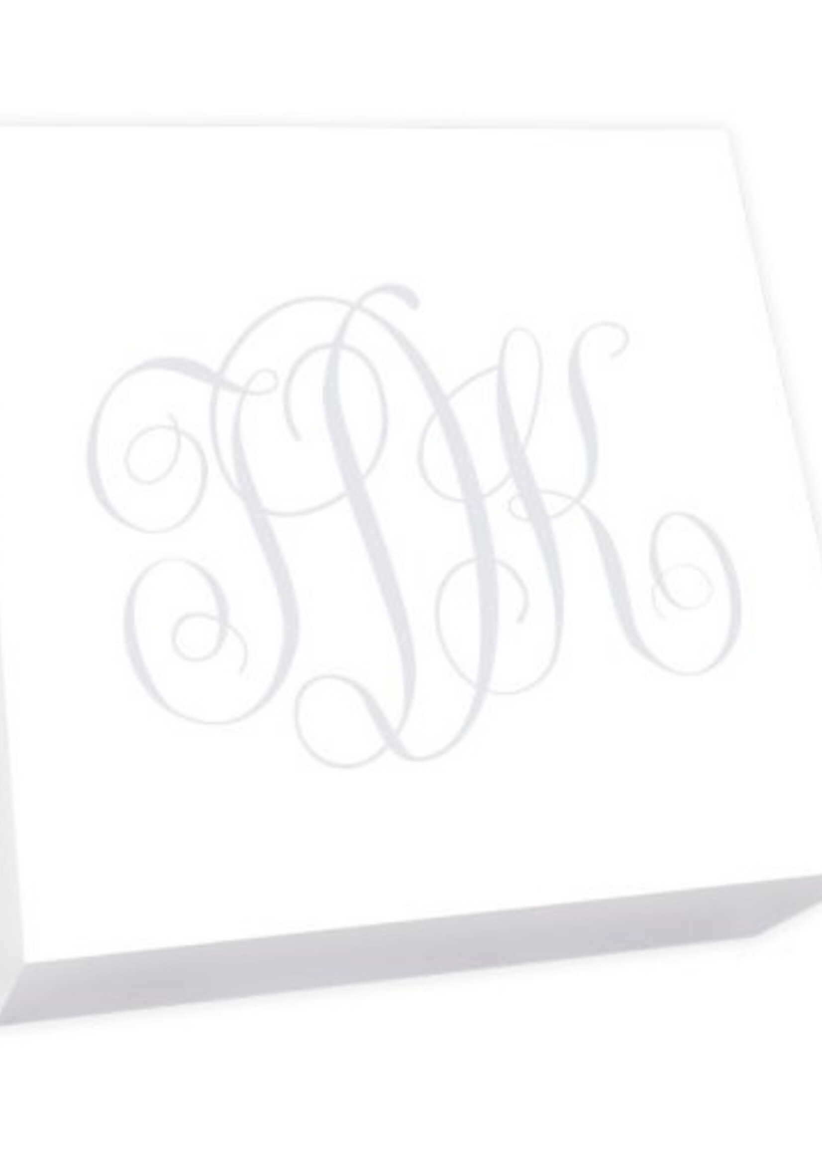 Embossed Graphics Henley Watercolor Monogram Desk Slab (DSW506)