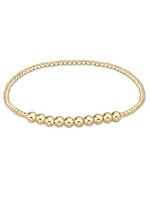 enewton Classic Gold Beaded Bliss 2mm Bead Bracelet - 4mm Gold