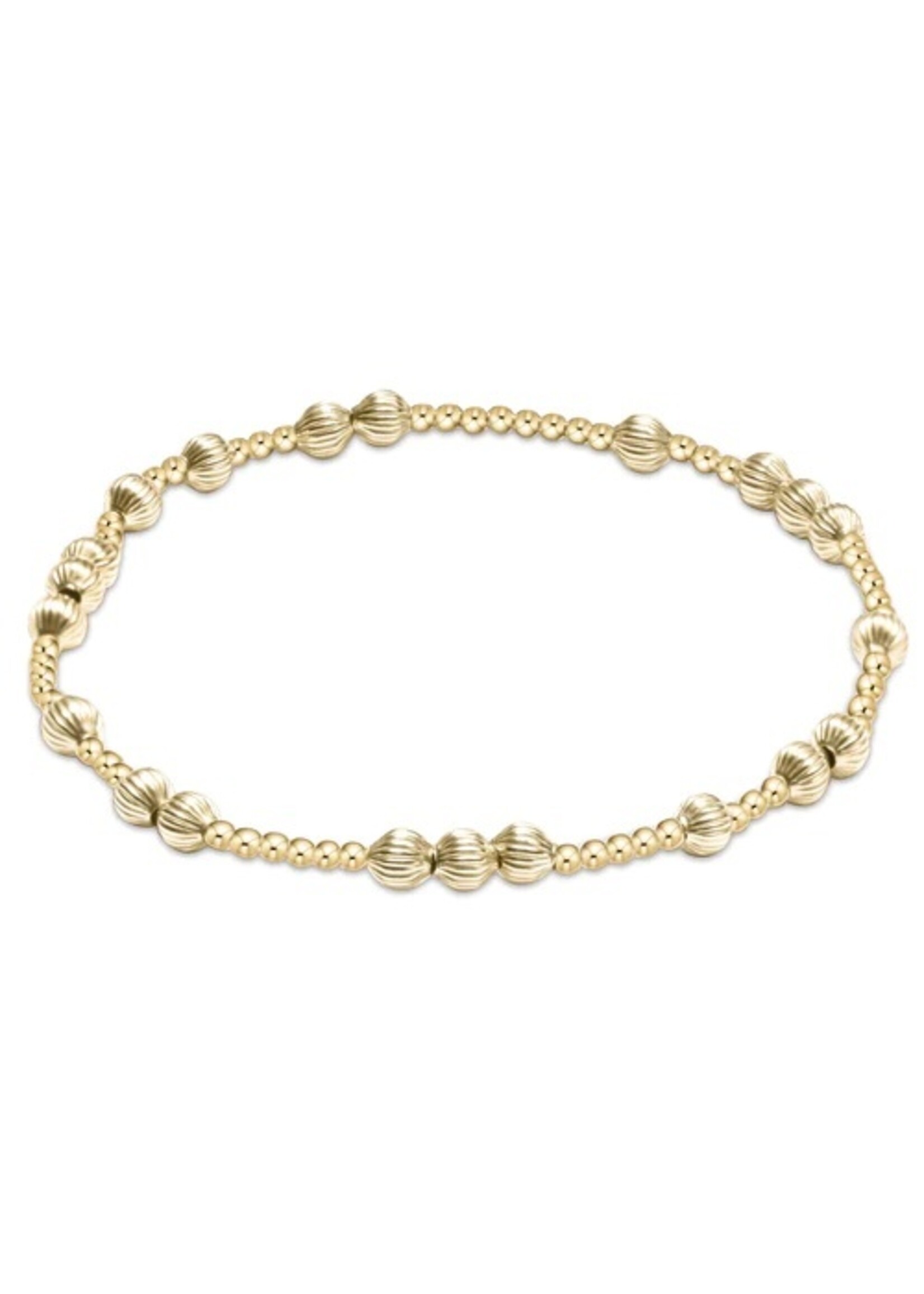 enewton Hope Unwritten Dignity 4mm Bead Bracelet - Gold