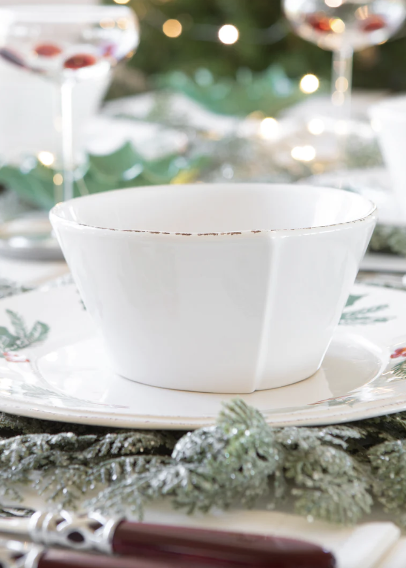 Vietri Lastra Evergreen Cereal Bowl