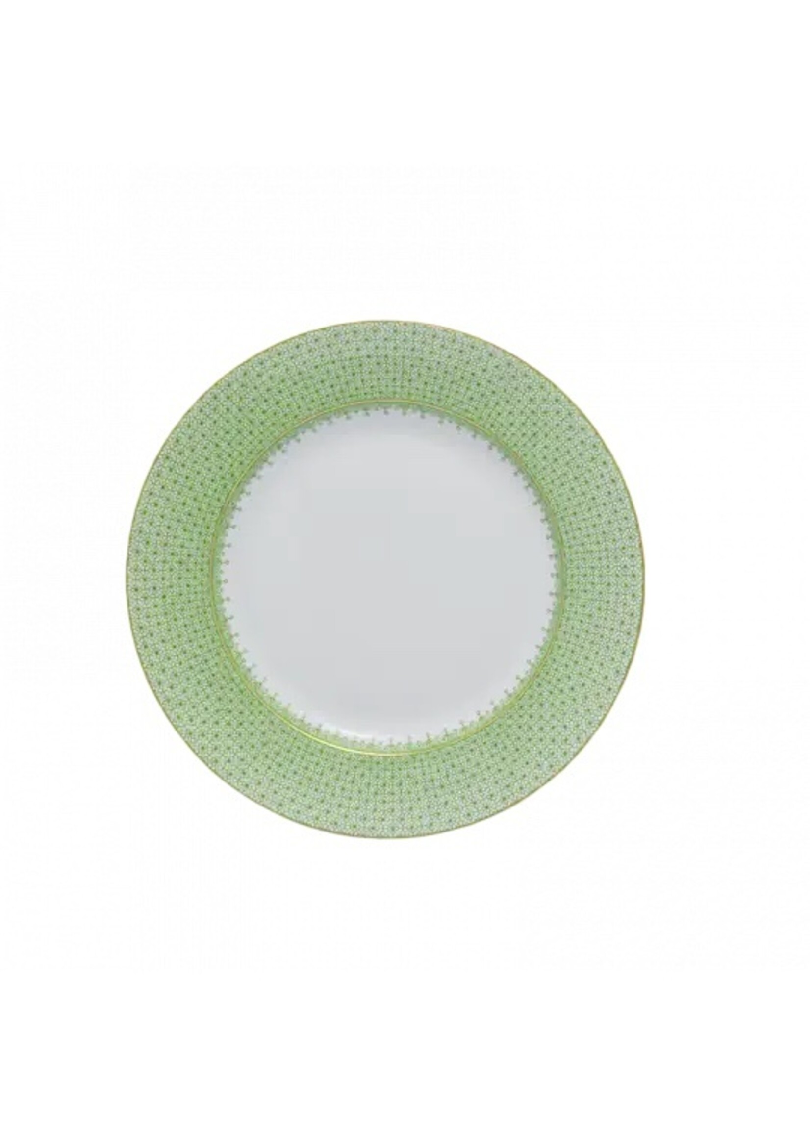 Mottahedeh Mottahedeh Apple Green Lace Bread & Butter Plate
