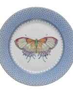Mottahedeh Mottahedeh Cornflower Lace Dessert Plate w/Butterfly