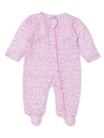 Kissy Kissy Blooming Vines Pink Zip Footie