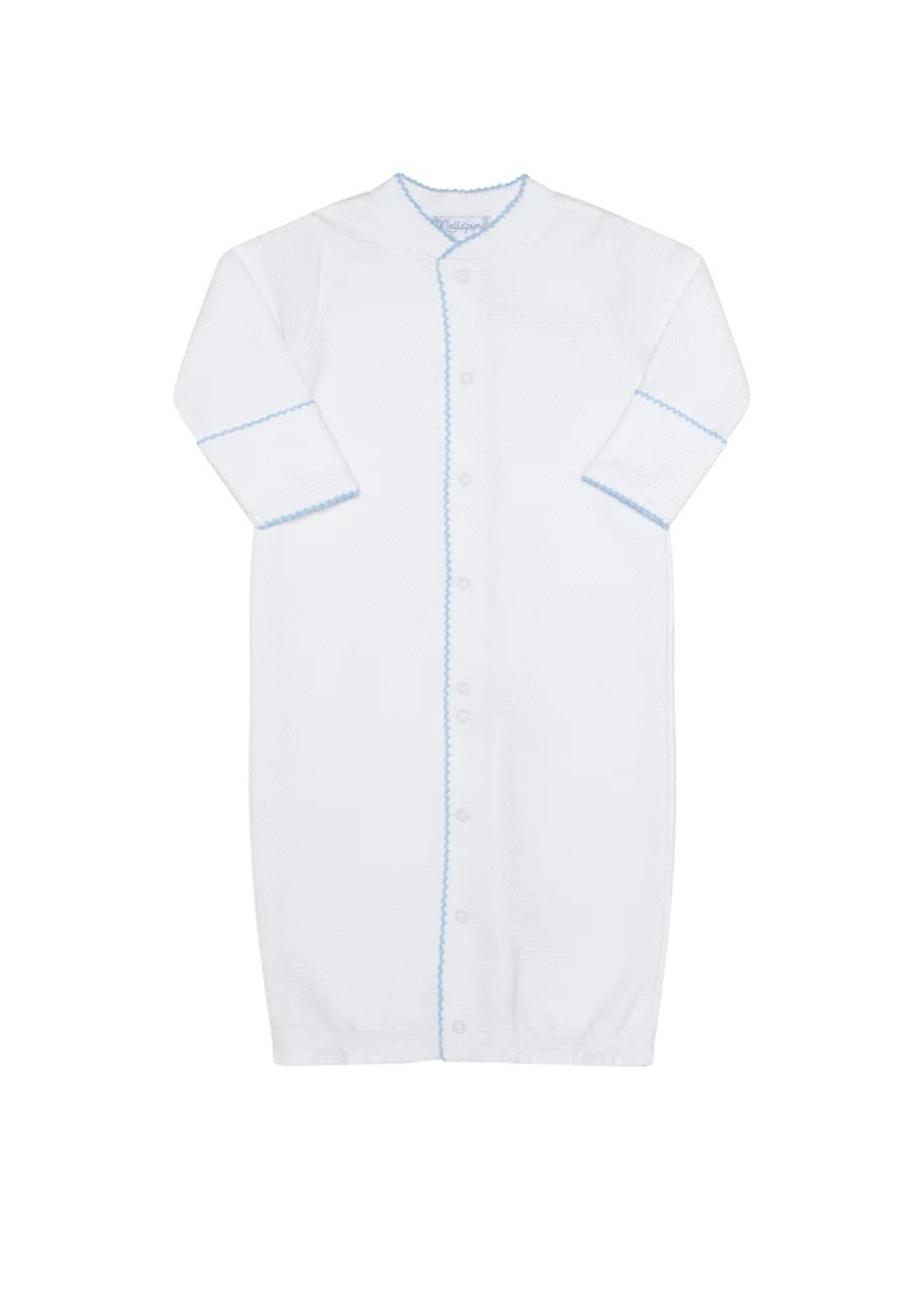 Nellapima White Bubble Converter Gown